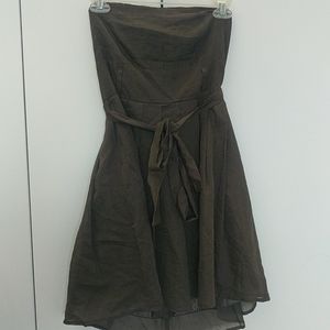 Forever 21 short length cocktail dress brown large